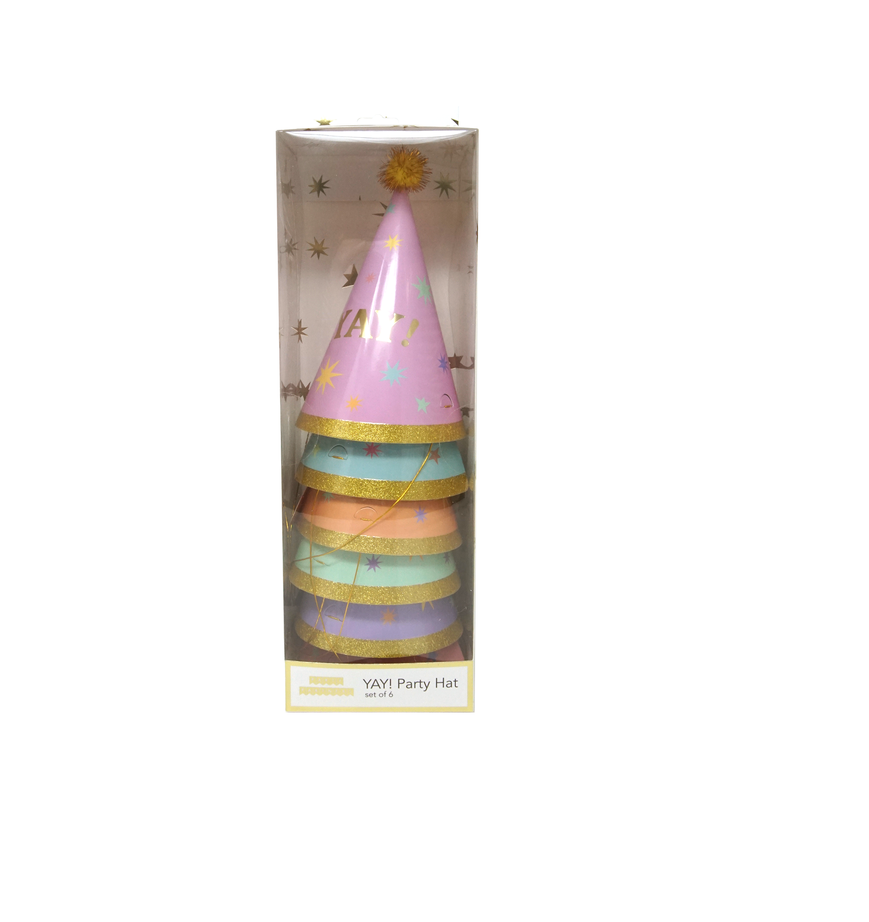 YAY! Pastel Party Hats